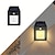 billiga Utomhuslampetter-solcellsvägglyktor utomhus med 3 lägen trådlös skymning till gryning rörelsesensor led lampatlampor ip65 vattentät exteriör veranda säkerhetslampor väggfäste uteplats staket dekorativt