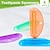 billige Baderomsgadgeter-tannkremklemmer, tannkrem tubepresser hengende tannkremklemmer for bad i assorterte farger