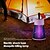 baratos Mata-insetos-Bug zapper mosquito recarregável e mata-moscas luz interna com loop pendurado lâmpada elétrica para matar usb portátil armadilha led para quarto de casa acampamento ao ar livre