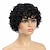 abordables Pelucas naturales de malla-pelucas de cabello humano rizado corto para mujeres negras peluca de corte pixie con pelucas de cabello humano banga para mujeres negras cabello humano virgen brasileño pelucas completas para mujeres
