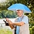 voordelige buiten zonnescherm-outdoor vissen cap opvouwbare paraplu hoed vissen hoed wandelen camping strand hoofddeksels zonnepet zonnebrandcrème schaduw paraplu