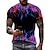 cheap Men&#039;s 3D Tee-Graphic Flame Vintage Fashion Designer Men&#039;s 3D Print T shirt Tee Flame Shirt Outdoor Daily Sports T shirt Black Blue Red &amp; White Short Sleeve Crew Neck Shirt Spring &amp; Summer Clothing Apparel S M L