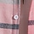 お買い得  メンズオーバーシャツ-男性用 シャツジャケット オーバーシャツ ピンク パープル グリーン 長袖 チェック フード付き 春 &amp; 秋 アウトドア 日常 衣類 プリント