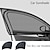 voordelige Auto-zonneschermen &amp; zonnekleppen-2 stks auto styling accessoires zonnescherm auto uv beschermen gordijn zijruit zonnescherm mesh zonneklep bescherming raamfolies