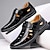 ieftine Saboți și Mocasini Bărbați-Bărbați Sandale Pantofi de piele Sandale din piele sandale pentru pescari Pantofi de confort Casual Zilnic Piele Respirabil Loafer Dlack Maro Vară
