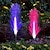 זול אורות נתיבים ופנסים-שמש אורות גינה חיצונית דקורטיביים 7 צבעים משתנים סיבים אופטיים אורות שמש אורות שמש פרחים מופעל ip65 יתדות גינה עמיד למים אורות דקורטיביים למסלול בחצר