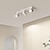 billige Dæmpbart loftlys-led smart loftspotlight med kontrolpanel 30cm/50cm 2/3-hoved retningsbestemt loftsmontering lysarmatur, justerbare overflademonterede spots, gang galleri butik rundt loft spotlights fast