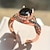 olcso Gyűrűk-Gyűrű Esküvő Klasszikus Fekete Króm Értékes Luxus Szüret 1db Cirkonium