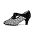 ieftine Pantofi Dans Latin-Pentru femei Încălțăminte latină Profesional Model / Imprimare Modă Vârf Închis Dantelat Adulți Roșu-negru Negru-Alb