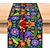 cheap Table Runners-Halloween Tablerunner Mexican Spring Table Runner Dining Cotton Boho Table Flag Decor With Tassles, Table Decorations For Dining Weddig Party Holiday