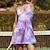 economico Abbigliamento da golf femminile-Per donna Abito da tennis vestito da golf Rosa Blu Viola Senza maniche Leggero Vestiti Completo da tennis Abbigliamento da golf da donna Abbigliamento Abiti Abbigliamento