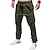 cheap Cargo Pants-Men&#039;s Cargo Pants Cargo Trousers Joggers Trousers Casual Pants Drawstring Elastic Waist Multiple Pockets Solid Colored Full Length Daily Cotton Blend Classic Casual Black Army Green Micro-elastic
