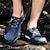 preiswerte Sneaker für Herren-Herren Loafer &amp; Slip On Übergrössen Komfort Schuhe Brautkleider schlicht Outdoor Täglich Gitter Atmungsaktiv Gummiband Schwarz Blau Kaffee Sommer Frühling