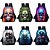 cheap Kids &amp; Teen Backpacks-Large Capacity Cyber Skull Backpack for Teens – Futuristic Red-Eye Robot Print Laptop Bag with USB Port for School or Travel