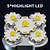 preiswerte LED-Camping-Beleuchtung-5LED multifunktionale helle Taschenlampe im Freien tragbares Cob-Seitenlicht Arbeitslicht USB wiederaufladbar