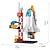 economico Costruzioni giocattolo-aviazione spazioporto modello navetta spaziale lancio di razzi centro costruzione blocchi astronave bambini mattoni giocattoli creativi