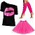 abordables Conjuntos-Carnaval 2026 Disfraz de carnaval Traje de cosplay Accesorios Disco Retro Antiguo Disco Años 80 Adulto Mujer Carnaval Mascarada Fiesta / Noche Desfile del orgullo Mes del Orgullo Disfrazarse
