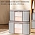 olcso Ruhatárolás-vizuális ruhatároló táska gardrób válogató tároló doboz hordozható tárolótáska téli paplan tároló doboz