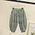ieftine Seturi-2 Piese Copii Fete Geometric Costum de pantaloni A stabilit Manșon scurt Modă În aer liber Bumbac 3-7 ani Vară Negru Alb Galben