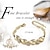 abordables Bijoux mode-Longrui bijoux transfrontaliers bracelet en feuille d&#039;or 18 carats bijoux de mariage de mode européenne et américaine bracelet en diamant pour femme