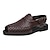 ieftine Sandale Bărbați-Bărbați Sandale Casual Zilnic PU Respirabil Comfortabil Loafer Negru Maro Vară Toamnă