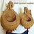 voordelige Muuraccenten-Geweven wandmand in Boheemse stijl - creatieve druppelvorm voor het opbergen van fruit in de keuken &amp; groenten