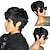 Недорогие Натуральные парики без шапочки-основы-парик боб человеческие волосы короткие парики с стрижкой пикси для чернокожих женщин парик с челкой многослойный без парика спереди полный парик машинного производства 1b цвет