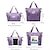 cheap Travel Bags-Men&#039;s Women&#039;s Handbag Duffle Bag Oxford Cloth Shopping Beach Travel Zipper Large Capacity Waterproof Lightweight Solid Color Black Pink Blue