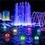 olcso Víz alatti lámpák-kültéri napelemes lebegő lámpa rgb víz alatti golyós kerti lámpa fényvezérlő led színes úszómedence udvari parti dekor világítás