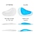 cheap Insoles &amp; Inserts-1 Pair Of Foot Plantar Fasciitis Arch Support Shoe Insoles Thicken Gel Arch Pads For Flat Feet - Self-Adhesive Arch Cushions Inserts For Men And Women