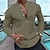 ieftine Cămăși Bumbac-Bărbați Cămașă cămașă de in Cămașă popover Cămașă casual Cămașă de vară Cămașă de plajă Negru Alb Roz Îmbujorat Manșon Lung Simplu Henley Primavara vara Casual Zilnic Îmbrăcăminte