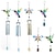 abordables Atrapasueños-Campanas de viento de colibrí de 1 pieza, campanas de viento de música de vidrio de metal para interiores y exteriores, campanas románticas móviles para decoración de jardín, patio, patio trasero o festival/los mejores regalos para madres y mujeres