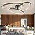 cheap Ceiling Lights-LED Ceilling Light 60/80/100cm 3-Light Ring Circle Design Dimmable Aluminum Painted Finishes Luxurious Modern Style Dining Room Bedroom Pendant Lamps 110-240V ONLY DIMMABLE WITH REMOTE CONTROL