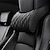 cheap Car Headrests&amp;Waist Cushions-Memory Foam Car Neck Pillow PU Leather Auto Seat  Dropshipping Headrest Cushion Automobile Interior Accessoire