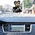 Недорогие Подвески и статуэтки для авто-Красочное подвесное украшение для зеркала заднего вида в виде щенка - забавный и милый аксессуар для вашего автомобиля