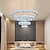 billiga Globdesign-led kristallkronor moderna led ringar taklampa justerbar taklampa i rostfritt stål för vardagsrum matsal hotellobby trappor villa dimbar