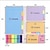 cheap Sticky Notes-Sticky Notes Set 410 Pack School Supplies Office Supplies Planner Sticky Note Dividers Tabs Book Notes Bible Sticky Notes, Back to School Gift