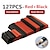 billiga Handverktyg-127st röd svart krympslang polyolefin 2:1 elektriskt omslag tråd kabelhylsor isolering krympslang sortiment kit