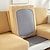 billige Sofa sæde og armlænets dækning-stretch sofa sædepudebetræk slipcover elastisk sofa lænestol loveeat 4 eller 3 personers grå ensfarvet solid blød holdbar vaskbar