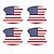 ieftine Autocolante de Mașină-4/8 buc autocolant pentru mânerul ușii mașinii steagul american festivalul de sărbătoare americană mânerul ușii mașinii autocolant de protecție pentru steagul pentru prevenirea zgârieturilor corporale