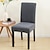 ieftine Husa scaun de sufragerie-husă pentru scaune de luat masa la fermă husă pentru scaun pentru scaune elastice husă spandex lavabilă protector de bucătărie pentru sufragerie ceremonie de nuntă durabilă