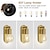 cheap Wall Sconces-Brass Bathroom Wall Lamp E27 Retro Wall Lighting Interior Lighting Vintage Gold Wall Lighting 2 Pieces Rotating Wall Lamp E27 Wall Light Indoor Metal for Gallery Restaurant Cafe