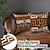 baratos estilo boho-Capa de almofada de pano de barro africano boho étnico dupla face 4 peças capa de almofada quadrada decorativa macia para quarto sofá da sala de estar cadeira