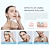 tanie Akcesoria do pielęgnacji skóry-10 w 1 zestaw dermaroller masażer do twarzy microneedling derma roller system pielęgnacja skóry twarzy jade ice roller broda wzrost włosów