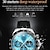 voordelige Quartz-horloges-olevs heren quartz horloge sporthorloge lichtgevend chronograaf kalender multifunctioneel timing waterdicht horloge met siliconen band