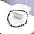 cheap Hand Tools-2Pcs Lose Weight Girl Women Men Charm Magnetic Black Stone Anklet Natural Black Obsidian Magnetic Therapy Anklet Slim Hematite Anklet