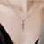 cheap Trendy Jewelry-Women&#039;s Necklace Faith Cross Jesus Stainless Steel Pendant Necklace Gold Silver Cross Necklace for Dainty Women Letters Decoration Jewelry Faith Grace Love