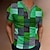 preiswerte Henley-T-Shirt für Herren-Herren Henley Shirt Graphic Farbblock V Ausschnitt Bekleidung 3D-Druck Outdoor Täglich Kurzarm Bedruckt Modisch Designer Komfortabel