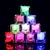 abordables Lampes décoratives, gadgets-12pcs lumineux led glaçons magiques lumineux colorés veilleuses tactiles clignotant glaçons pour les décorations de cuisine de fête d&#039;été
