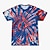 baratos Cosplay para o Dia a Dia &amp; T-shirts-Discoteca T-shirt Tie Dye Anime 3D Arte Gráfica Para Casal Homens Mulheres Adulto Baile de Máscaras Impressão 3D Casual / Diário